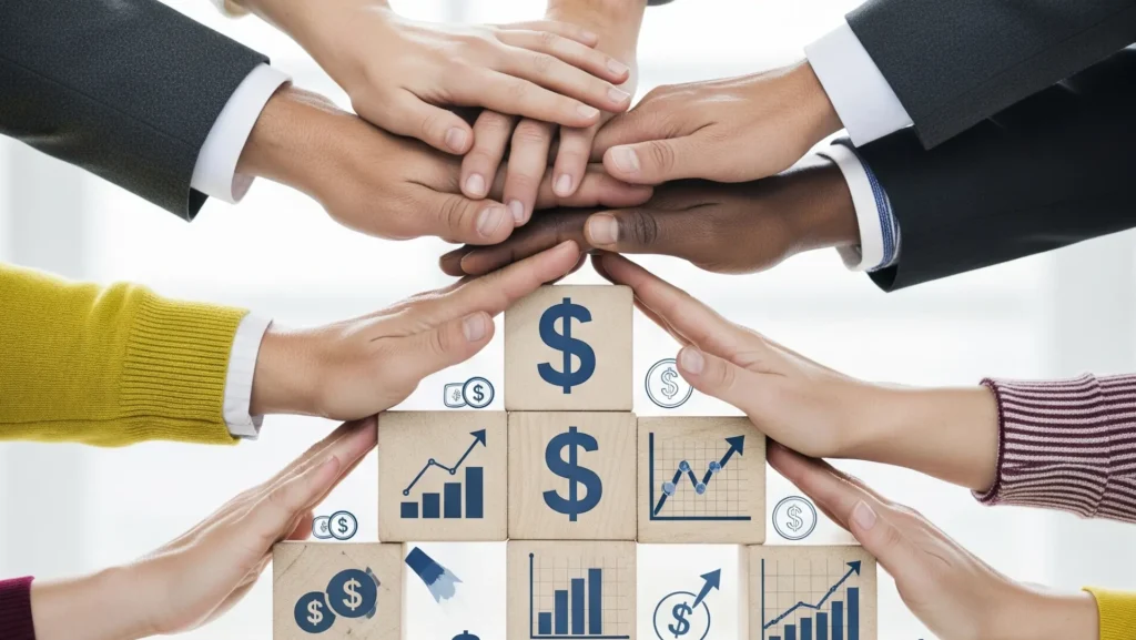 People Pledging to help each other Finances