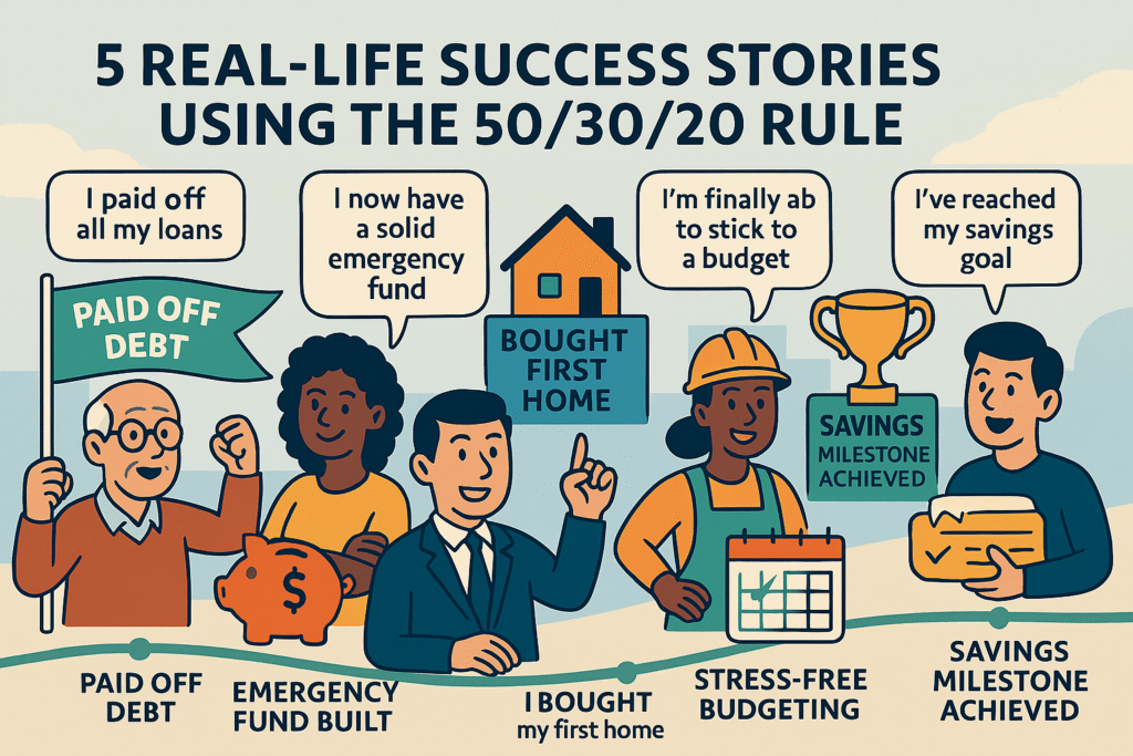 5 Real-Life Success Stories Using the 503020 Rule