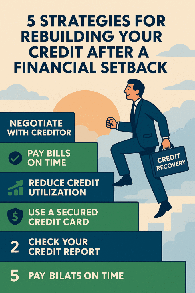 5 Strategies for Rebuilding Your Credit After a Financial Setback