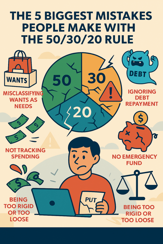 The 5 Biggest Mistakes People Make with the 503020 Rule