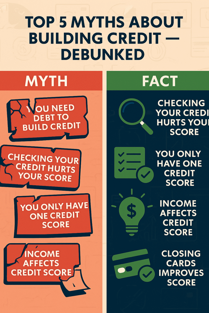 Top 5 Myths About Building Credit Debunked