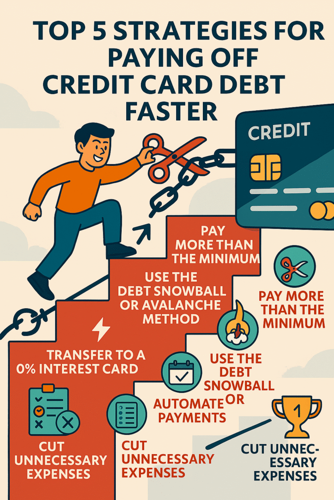 Top 5 Strategies for Paying Off Credit Card Debt Faster