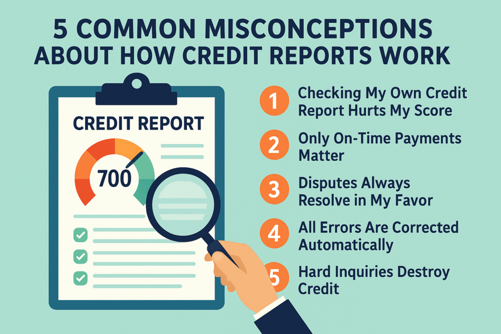 5 Common Misconceptions About How Credit Reports Work