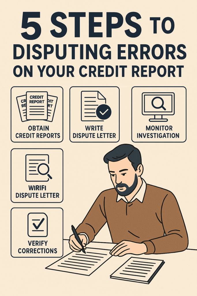 5 Steps to Disputing Errors on Your Credit Report