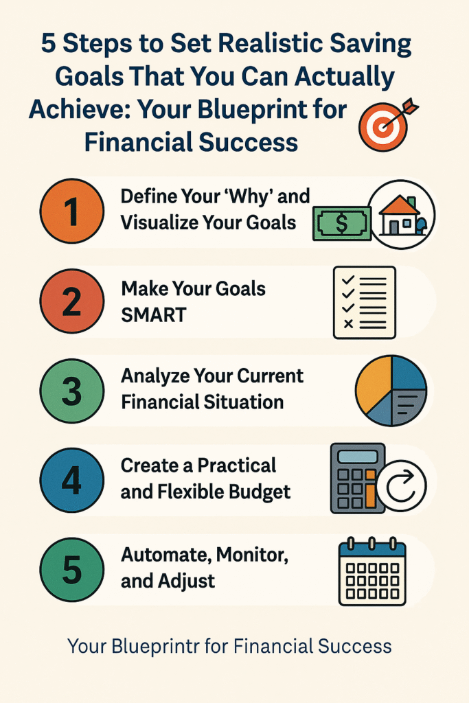 5 Steps to Set Realistic Saving Goals That You Can Actually Achieve