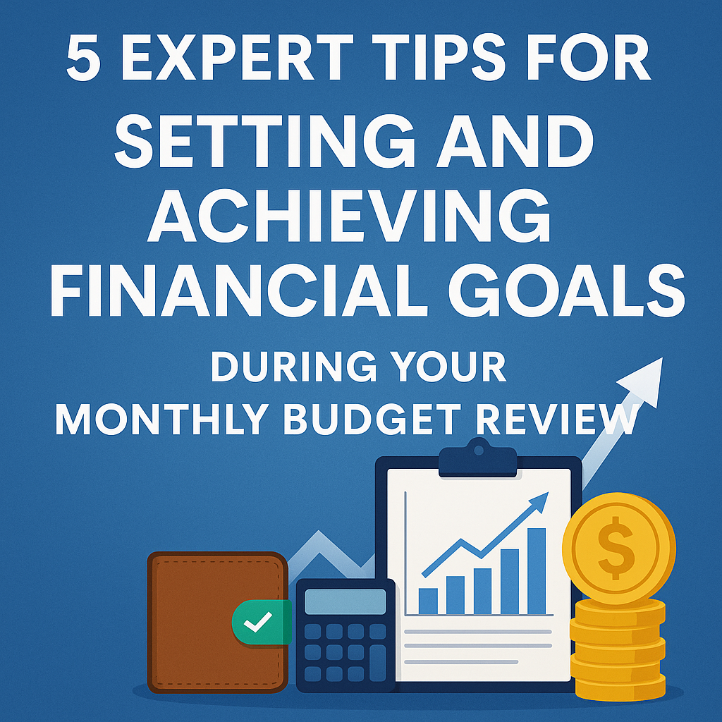 Blueprint for Riches 5 Tips for Setting and Achieving Financial Goals During Your Monthly Review