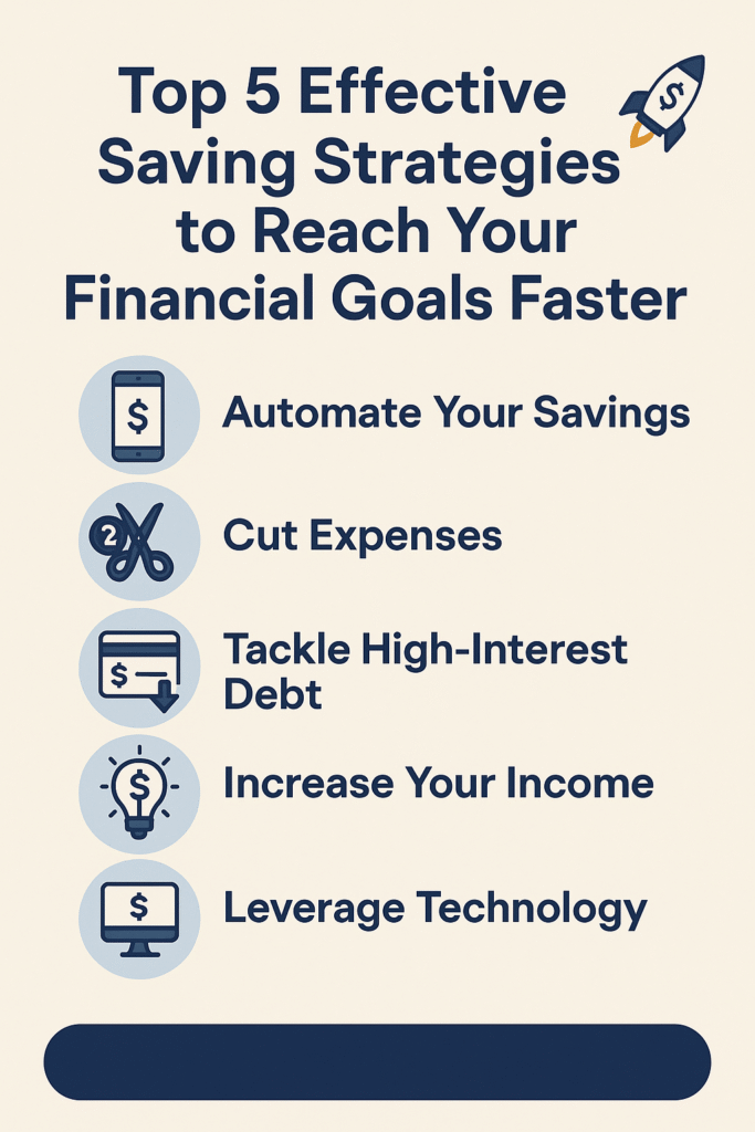 Top 5 Effective Saving Strategies to Reach Your Financial Goals Faster: A Comprehensive Guide to Financial Freedom 🚀