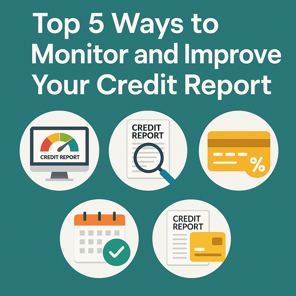 Top 5 Ways to Monitor and Improve Your Credit Report