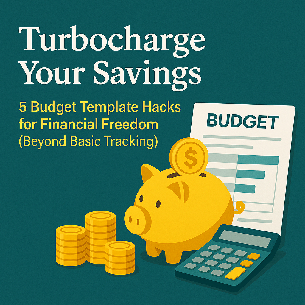 Turbocharge Your Savings 5 Budget Template Hacks for Financial Freedom (Beyond Basic Tracking!)