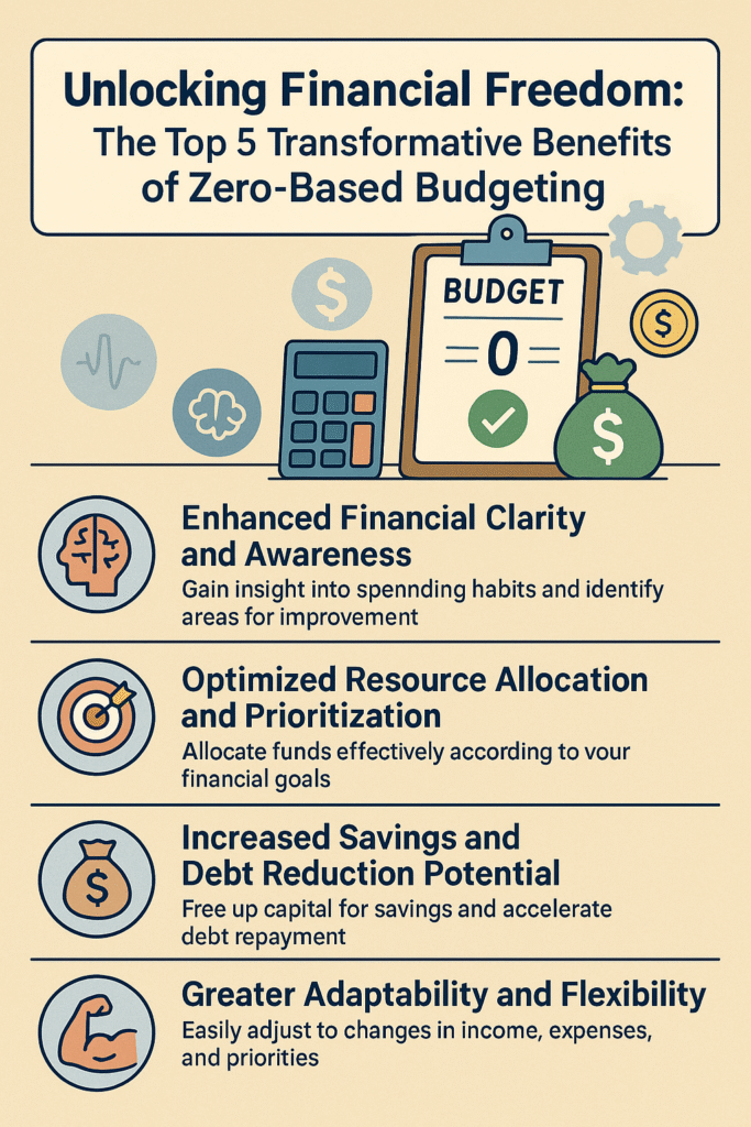 Unlocking Financial Freedom: The Top 5 Transformative Benefits of Zero-Based Budgeting for Personal Finances